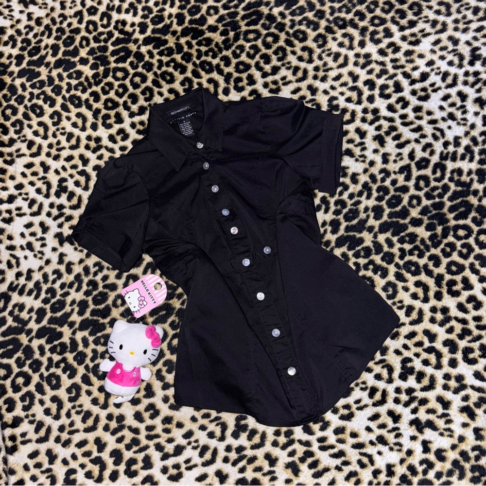 antilla femme black blouse (limited time SALE)